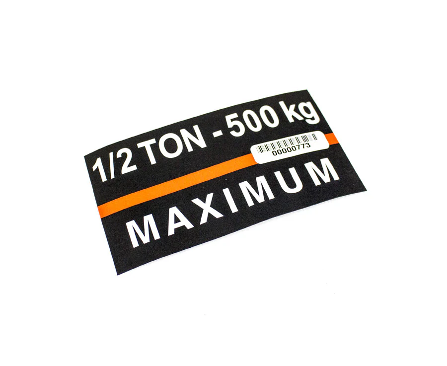 CM Capacity Label (Model F)
