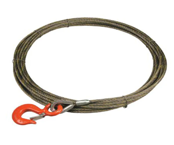 Lift All 1/2 Inch Winch Line W/Eye Hook & Latch One End Permaloc - Image 3