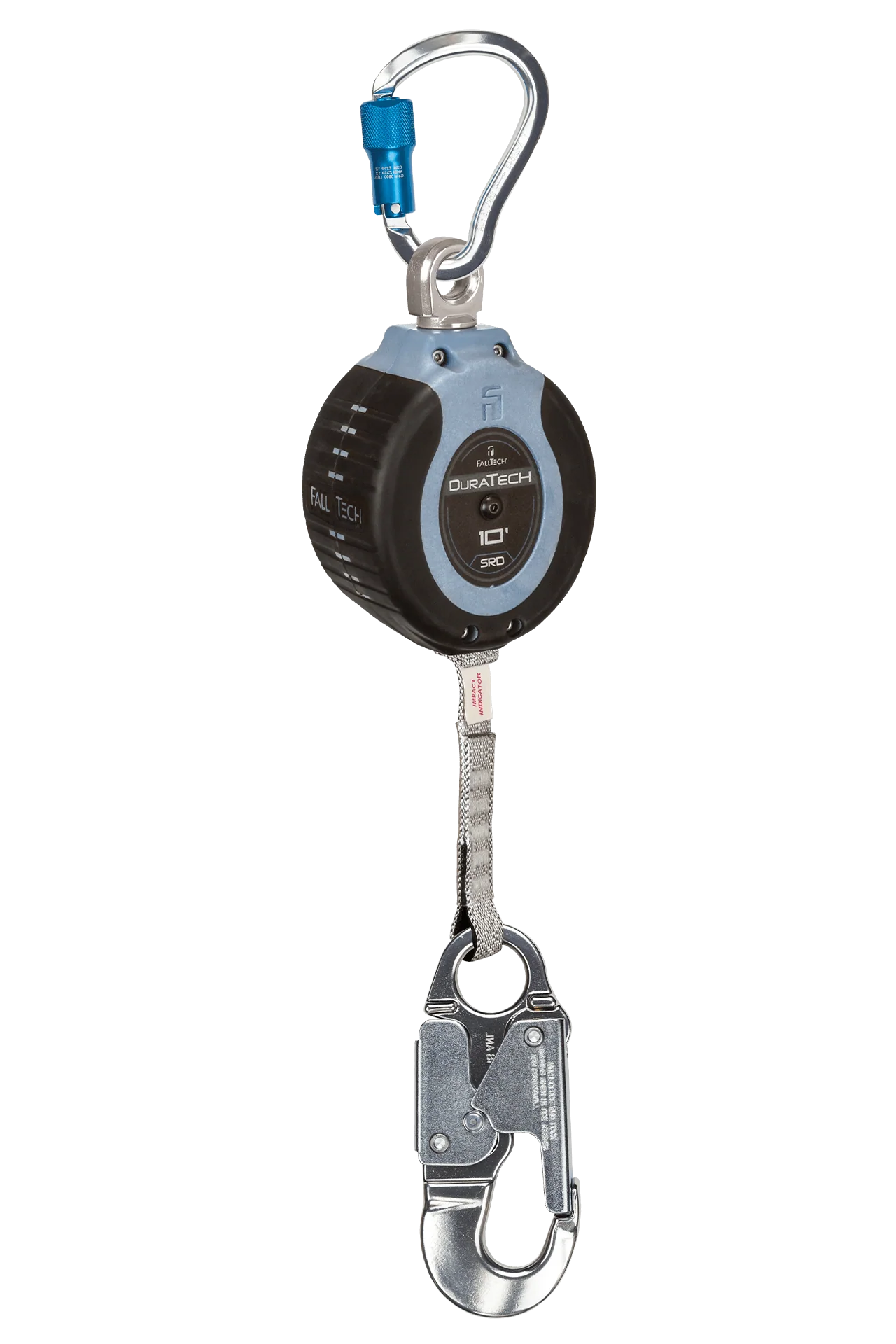 10' DuraTech® Web SRL with Aluminum Snap Hook, Includes Aluminum Anchorage Carabiner - CSA