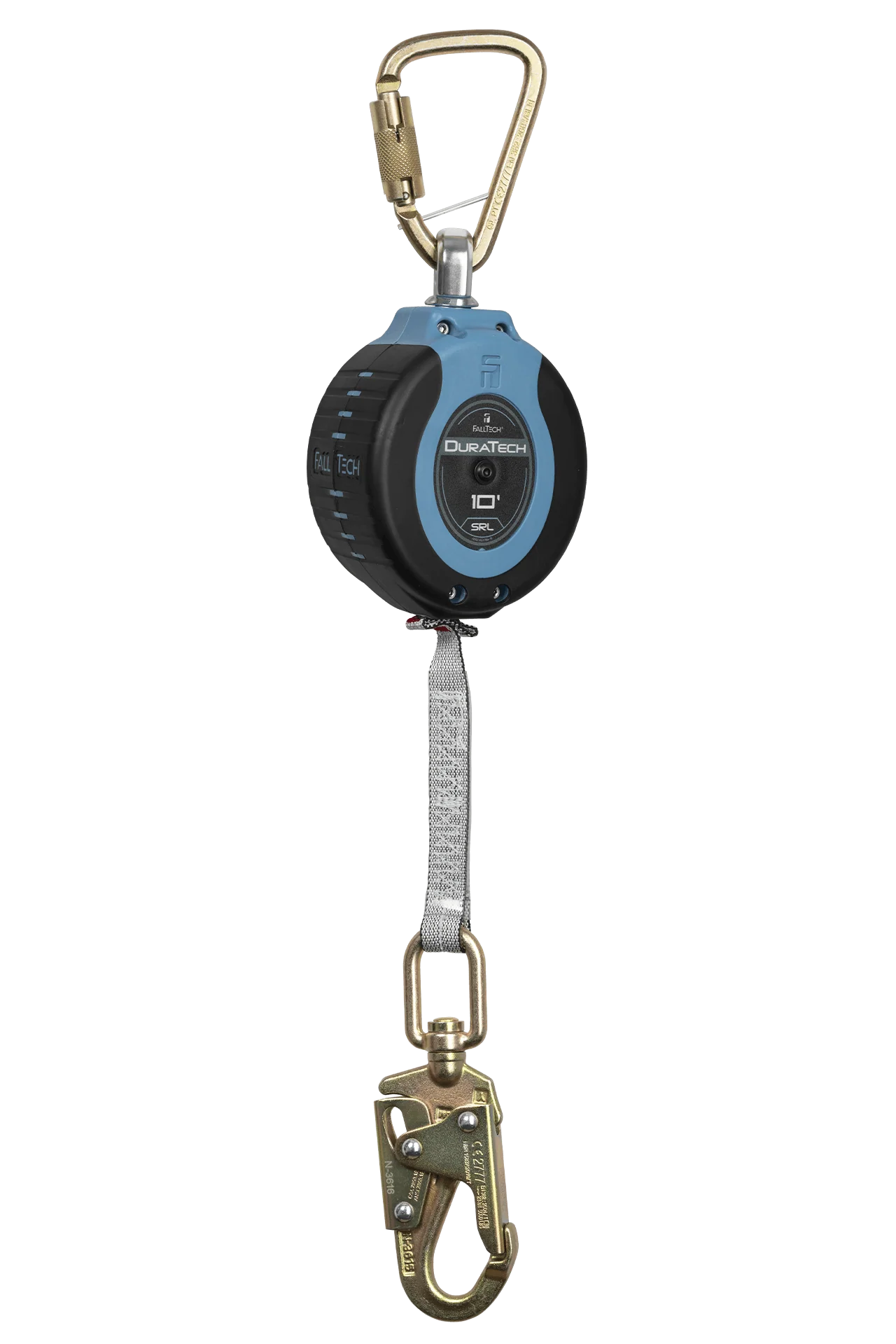 10' DuraTech® Web SRL with Steel Swivel Snap Hook, Includes Steel Anchorage Carabiner
