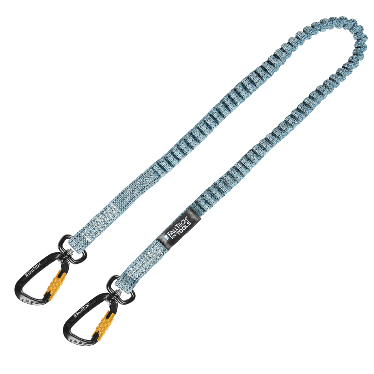 15 lb Premium Tool Tether with Dual Aluminum Swivel Carabiners, 1/pk