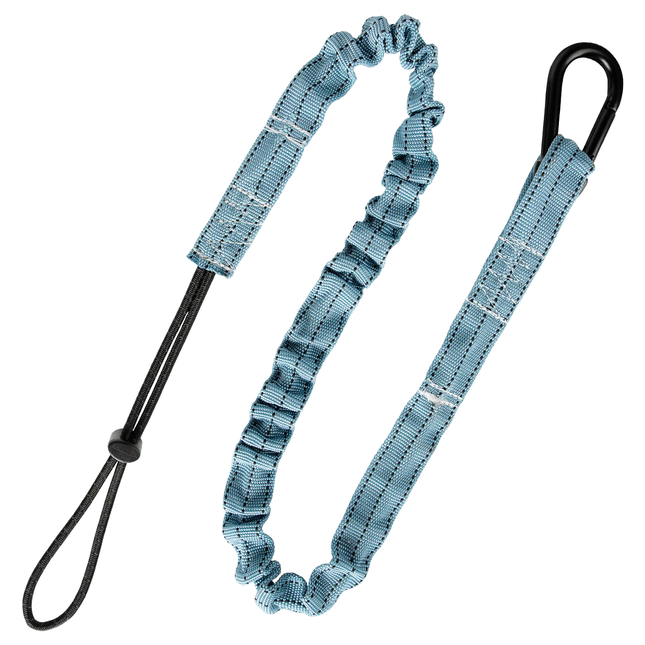 15 lb Tool Tether with choke-on cinch-loop and steel carabiner, 36" - Image 2