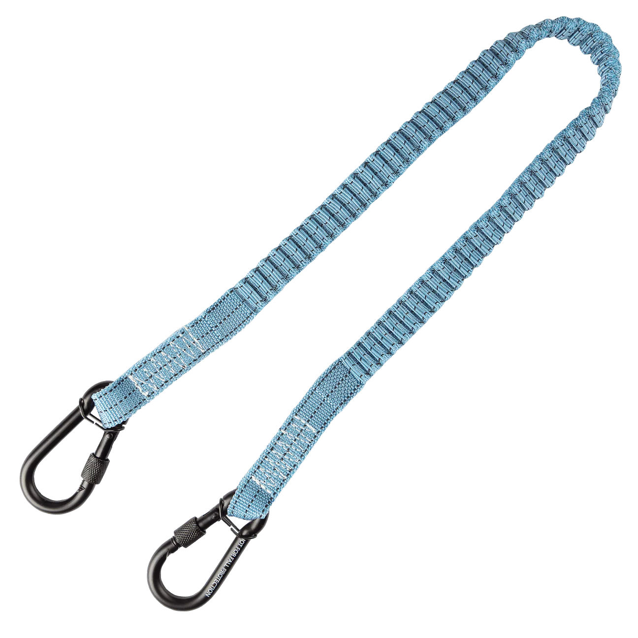 15 lb Tool Tether with dual steel screwgate carabiners, 36", 1/pk