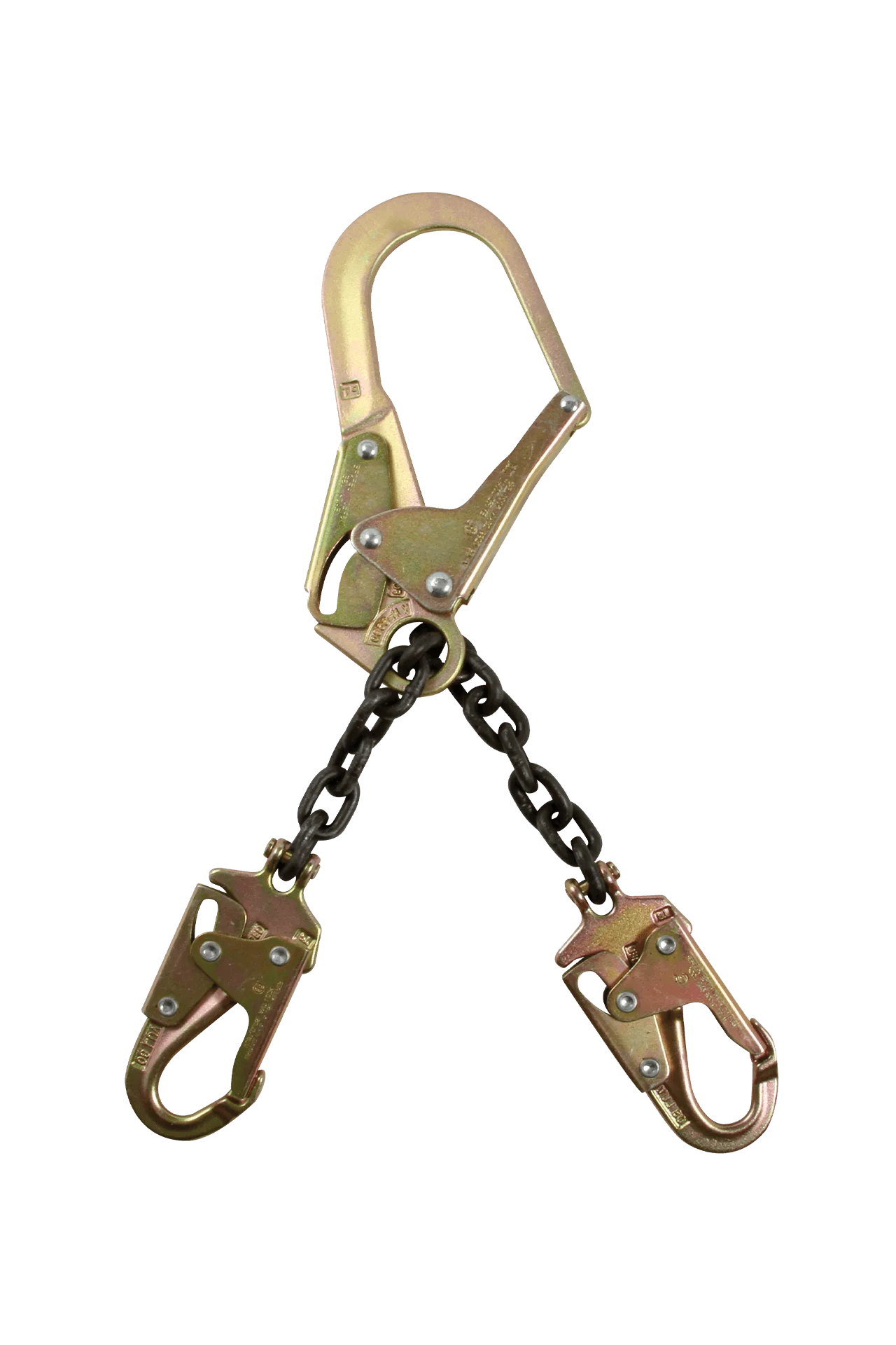 17" Standard-duty Rebar Positioning Assembly with Chain and Steel non-Swivel Rebar Hook