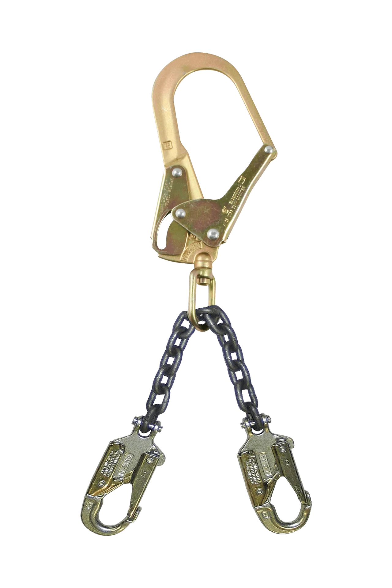 19" Premium Rebar Positioning Assembly with Chain and Steel Swivel Rebar Hook