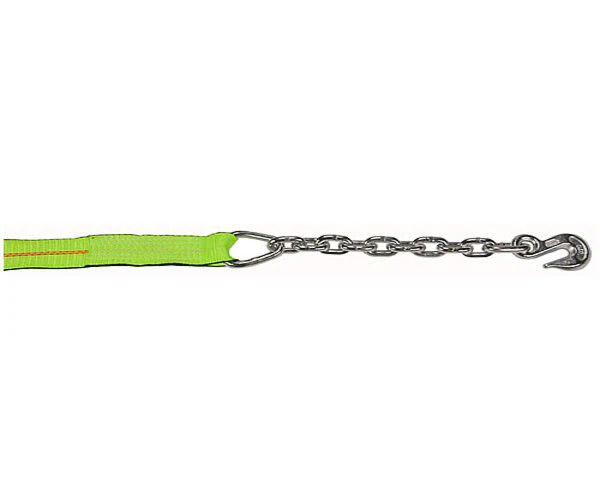 Lift All 2" W/Chain Anchor 10K Adjustable End Strap Load Hugger Tiedown - Image 2