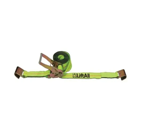 Lift All 2" W/Flat Snap Hk/D-Ring 6K & Sleeve Tuff-Edge Retainer Strap Load Hugger Tiedown