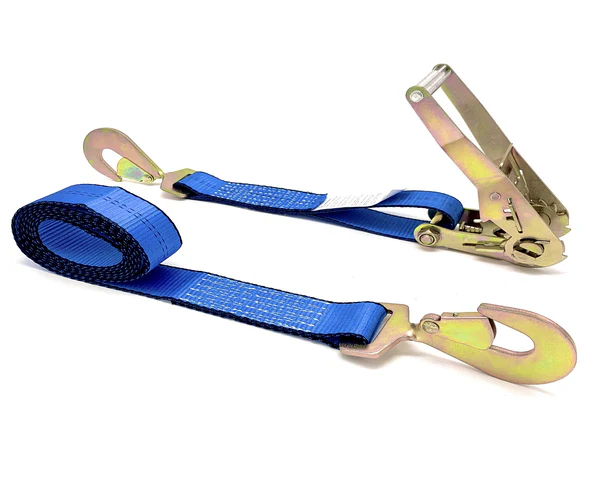 Lift All 2" W/Snap Hook 5K Tuff-Edge Fixed End Only W/Ratchet Load Hugger Tie Down
