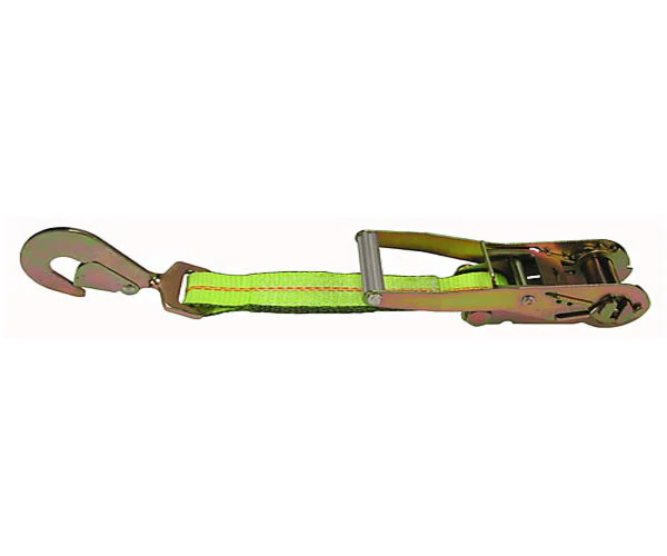 Lift All 2" W/Twisted Snap Hk 10K Tuff-Edge Fixed End Only W/Ratchet Load Hugger Tie Down