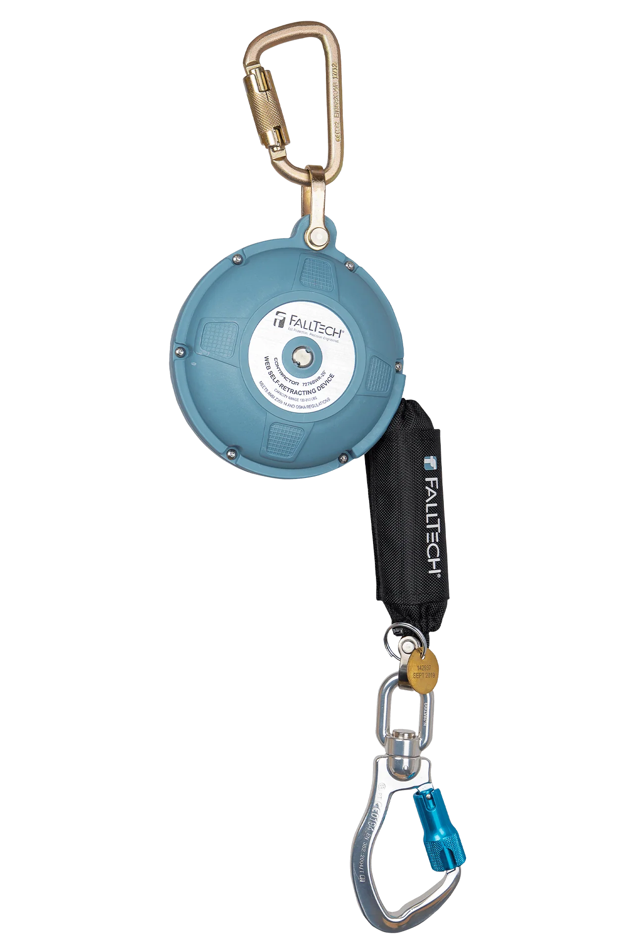 20' Contractor Web SRL with Swivel Aluminum Carabiner