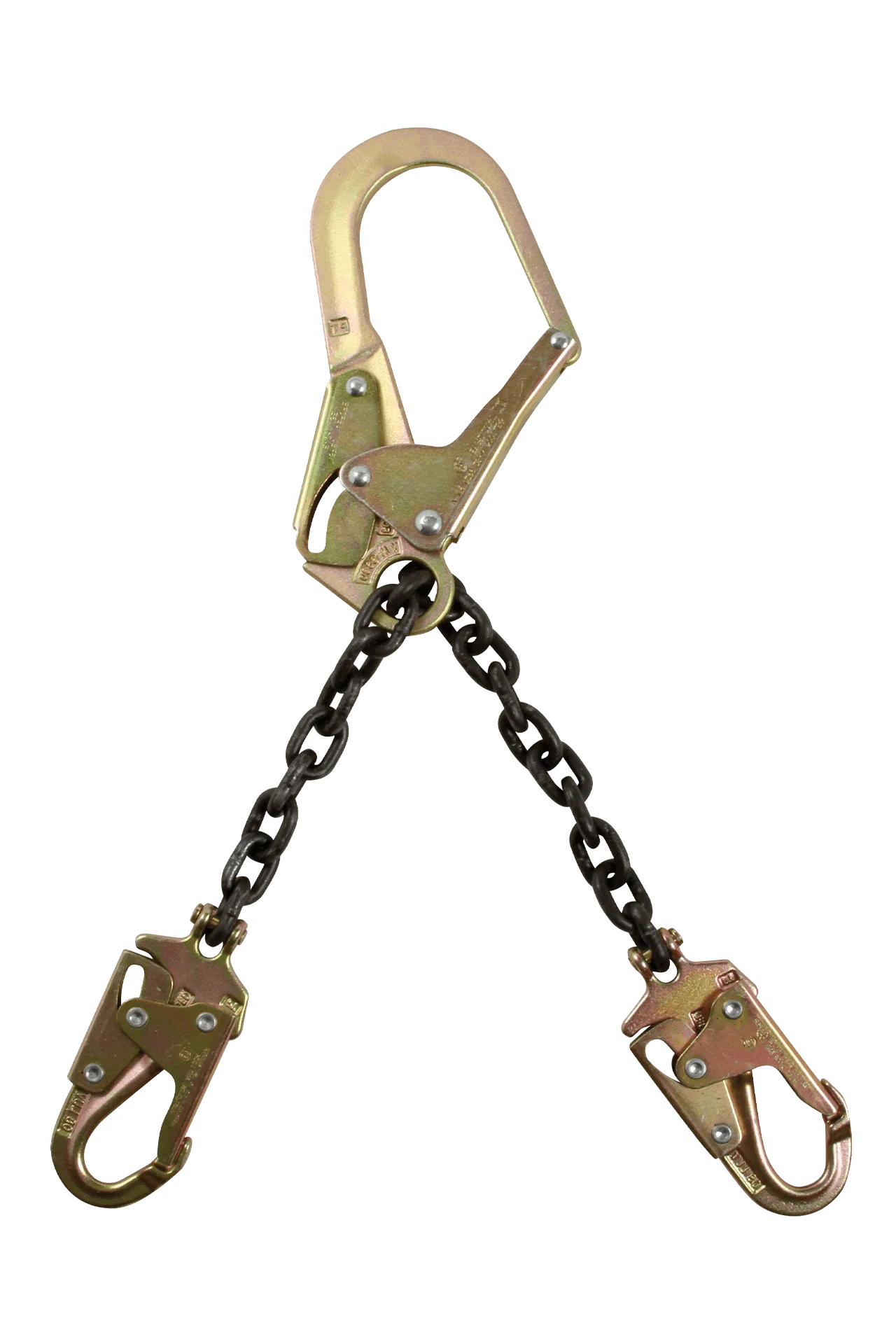 21" Standard-duty Rebar Positioning Assembly with Chain and Steel non-Swivel Rebar Hook