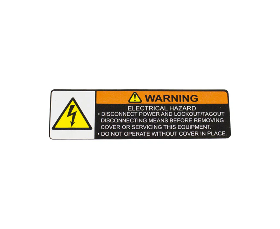 CM Electrical Warning Label