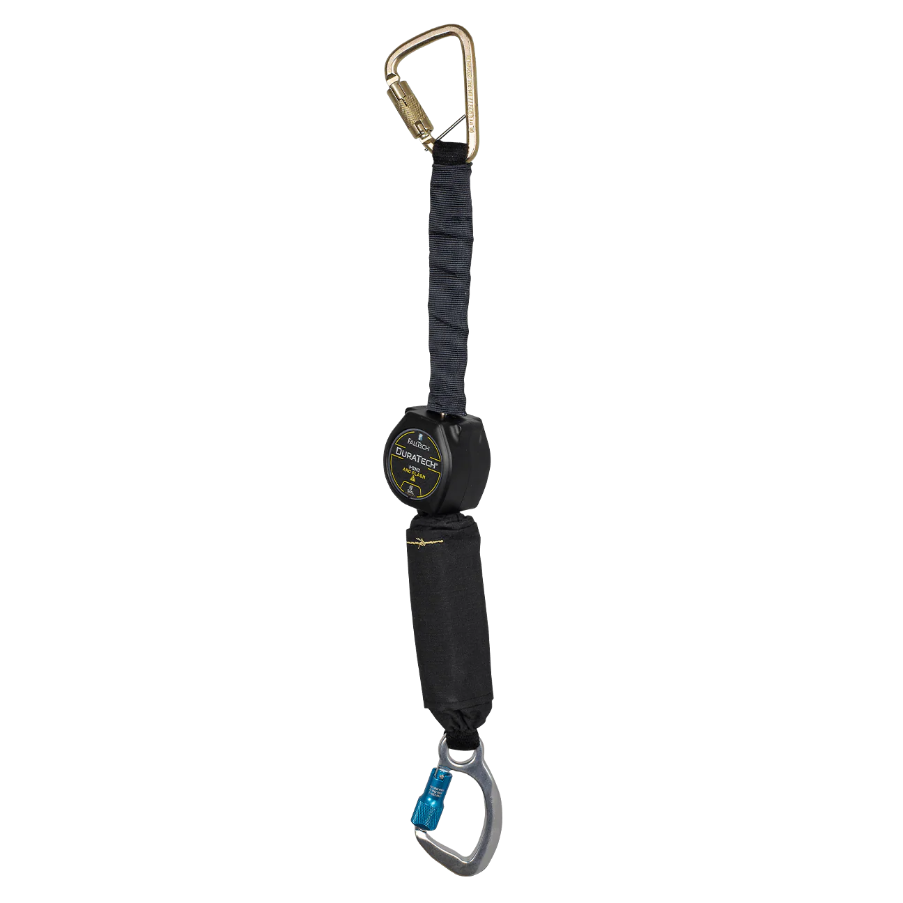 6' Arc Flash Mini Personal SRL with Aluminum Dorsal Connecting Carabiner and Steel Anchorage Carabiner