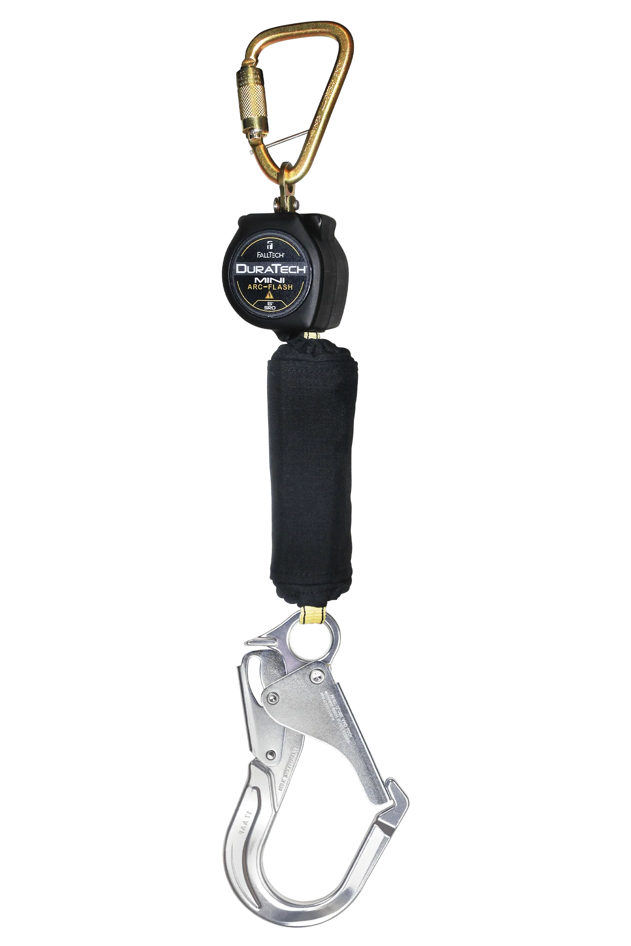 6' Arc Flash Mini Personal SRL with Aluminum Rebar Hook, Includes Steel Dorsal Connecting Carabiner