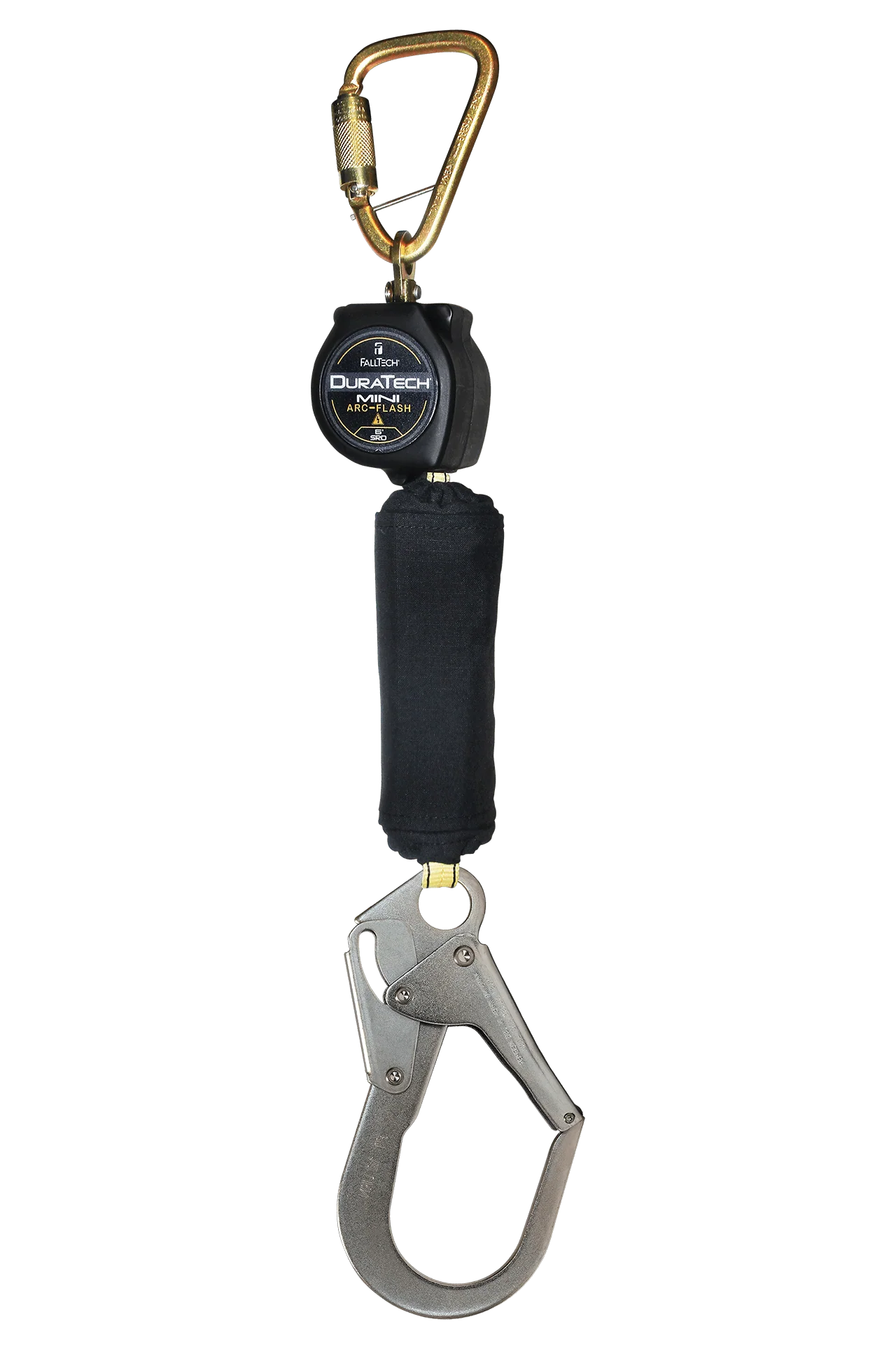 6' Arc Flash Mini Personal SRL with Steel Rebar Hook, Includes Steel Dorsal Connecting Carabiner