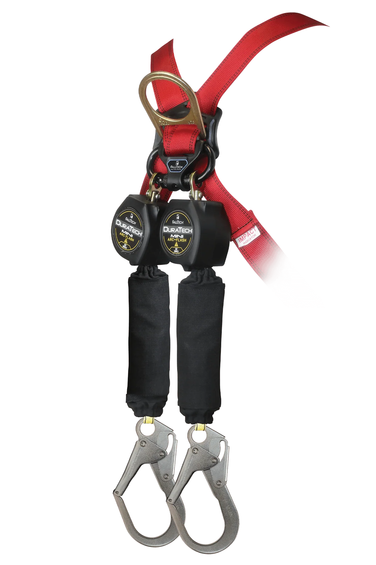 6' Arc Flash Mini Personal SRL with Steel Rebar Hooks, Includes Steel Dorsal Connecting Carabiner