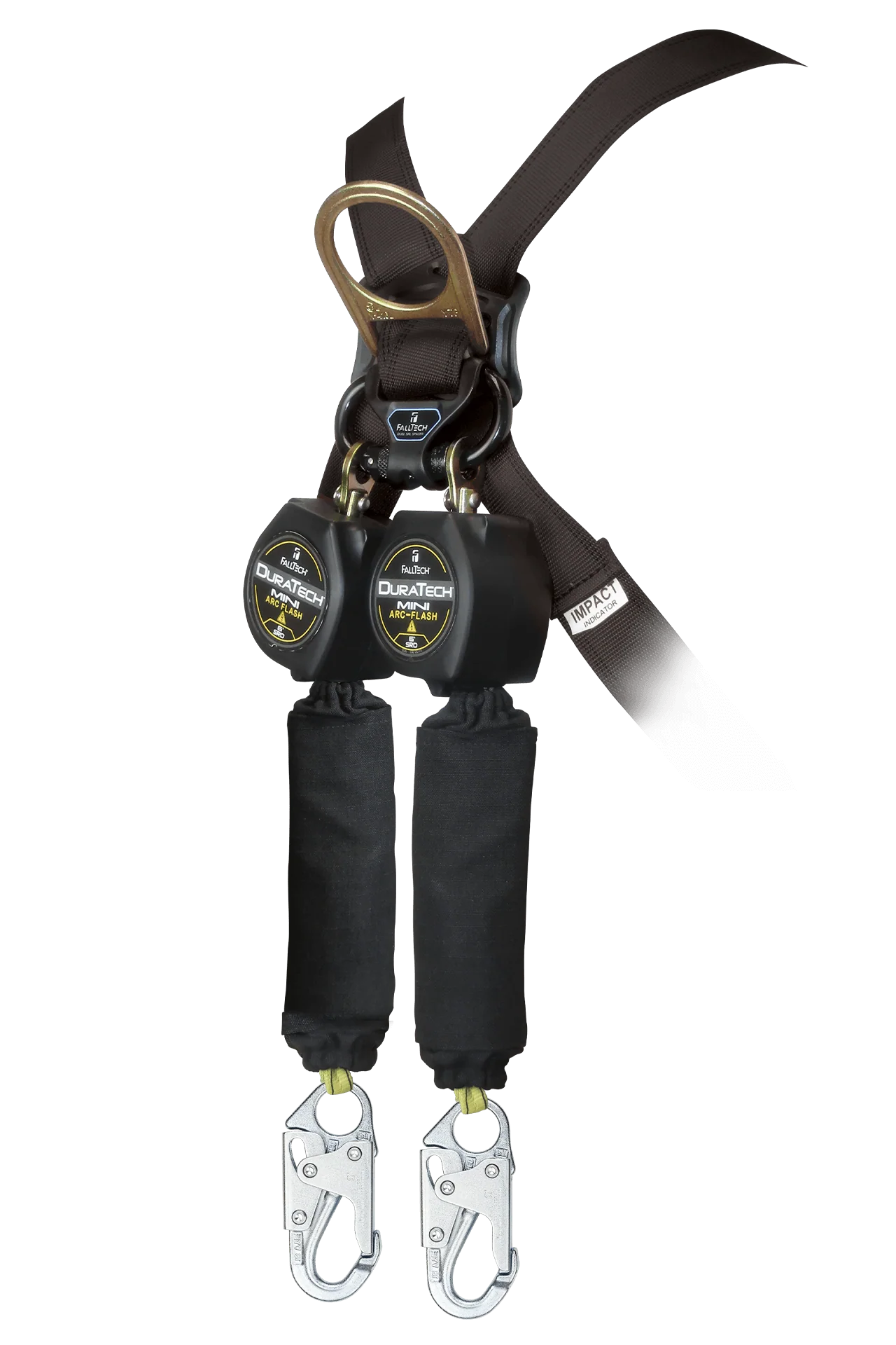 6' Arc Flash Mini Personal SRL with Steel Snap Hooks, Includes Steel Dorsal Connecting Carabiner