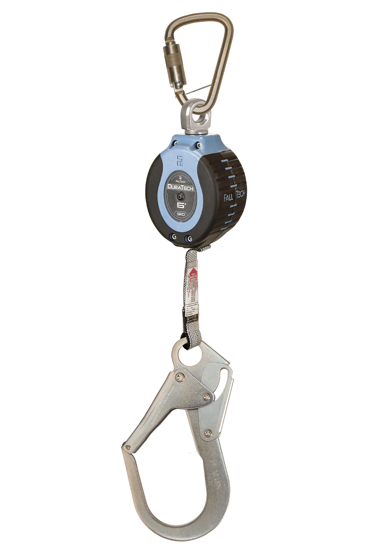 6' DuraTech® Personal SRL with Steel Rebar Hook, Includes Steel Dorsal Connecting Carabiner