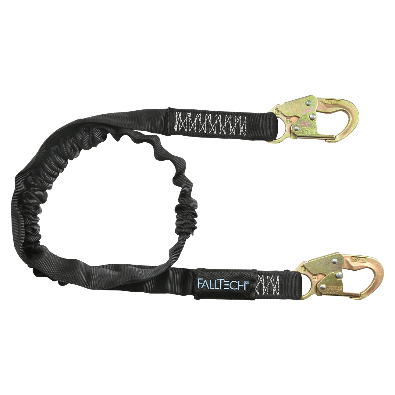 6' Heavyweight® Energy Absorbing Lanyard, Single-leg with Steel Snap Hooks