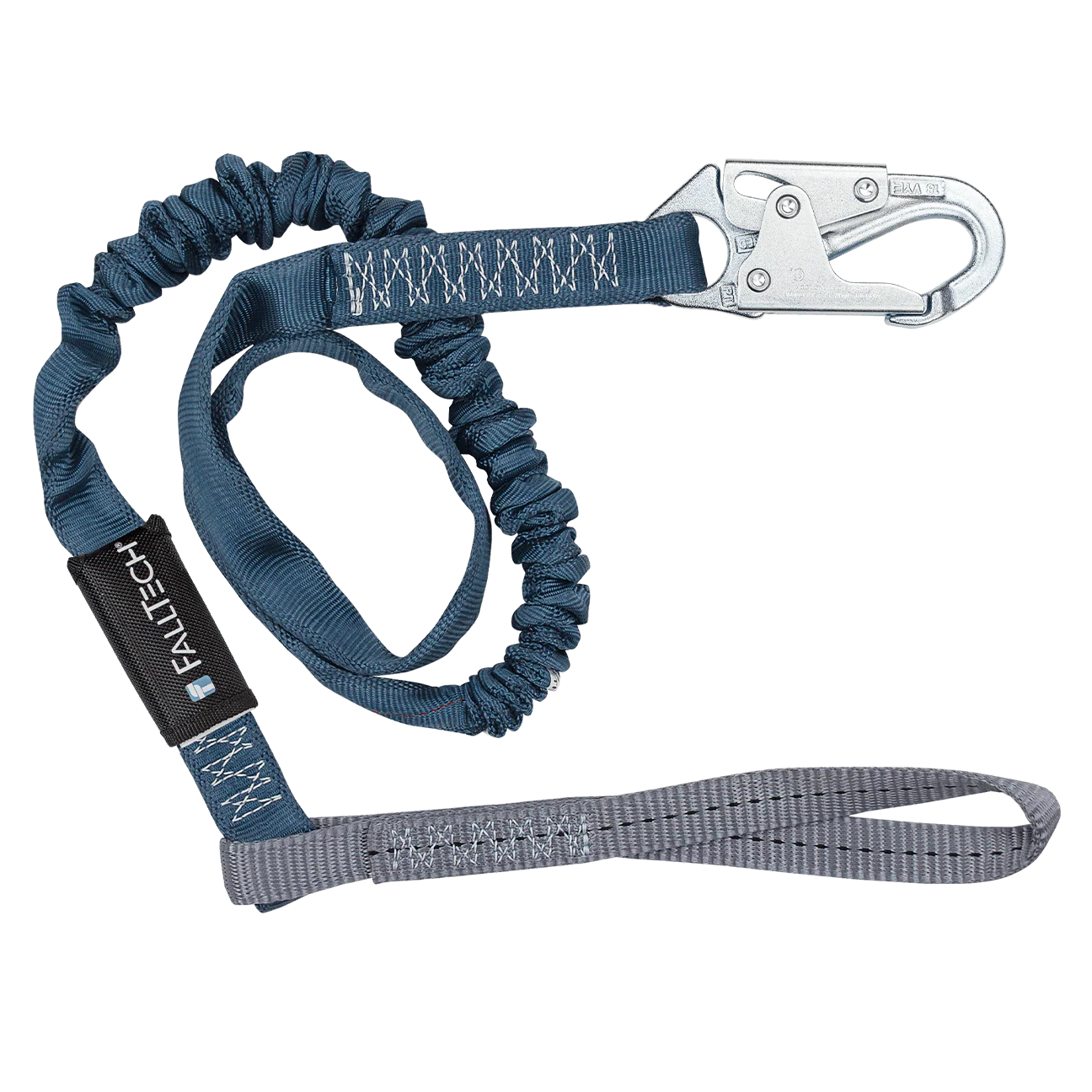 6' Internal Energy Absorbing Lanyard, Single-leg with Choke-loop with Steel Snap Hook