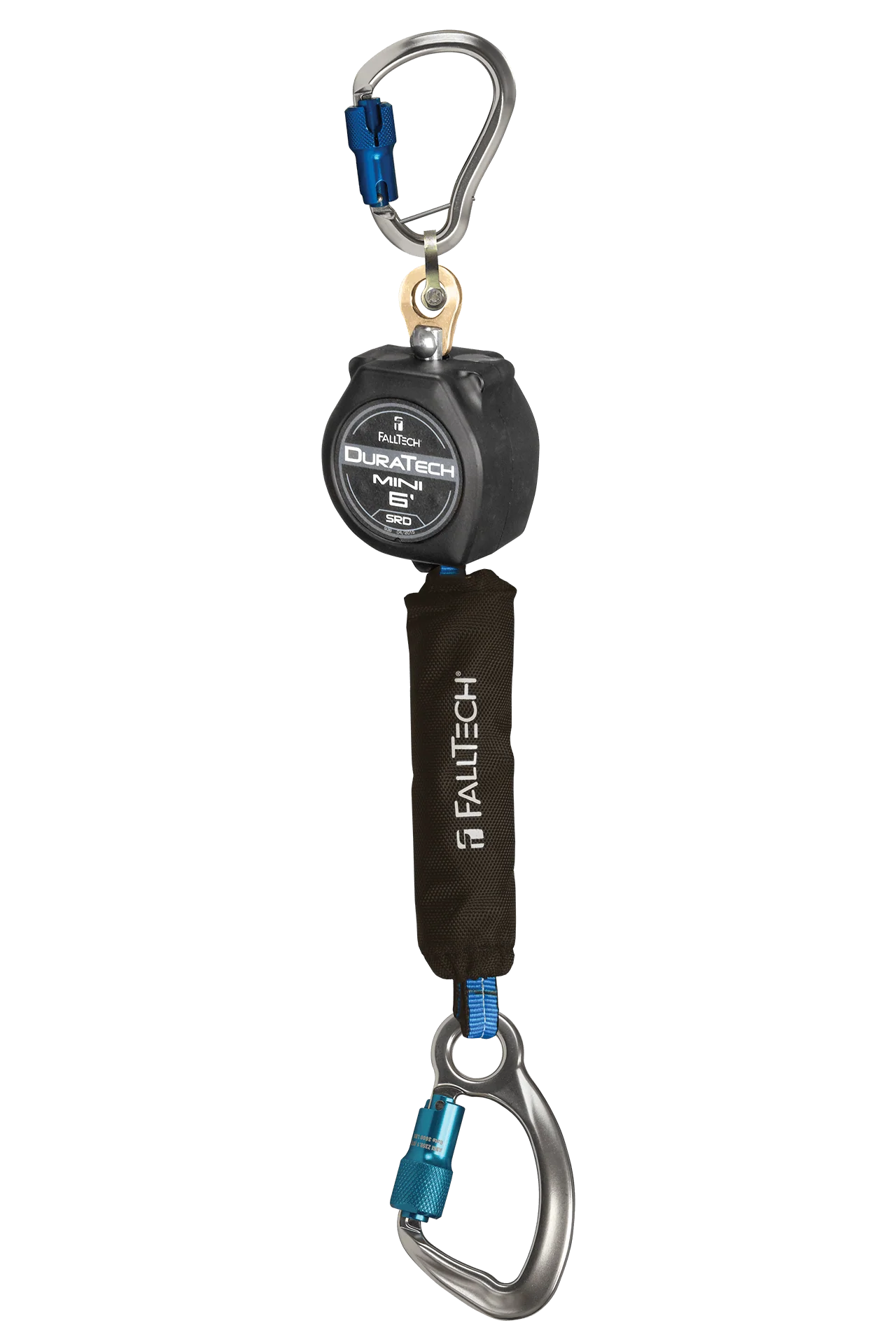 6' Mini Personal SRL with Aluminum Carabiner, Includes Aluminum Dorsal Connecting Carabiner - CSA