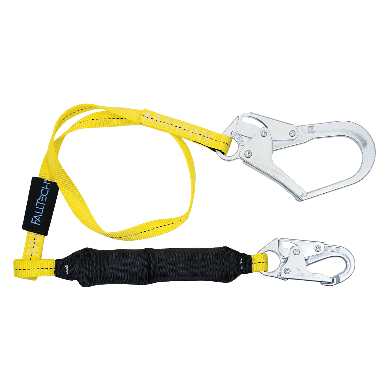 6' Soft Pack FT Basic® Energy Absorbing Lanyard, Single-leg with Steel Connectors