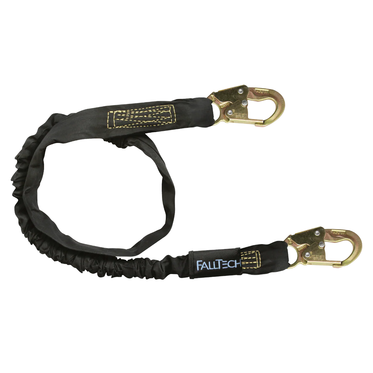 6' WeldTech® Nomex® Energy Absorbing Lanyard, Single-leg with Steel Snap Hooks