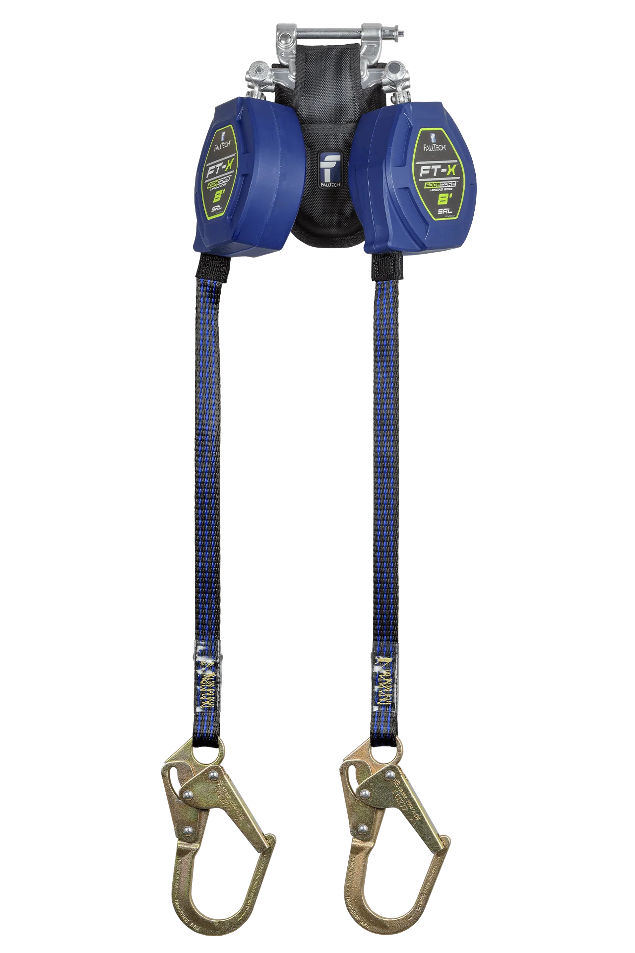 8' FT-X™ EdgeCore™ Class 2 Leading Edge Personal SRL, Twin-leg with Steel Mini Rebar Hooks