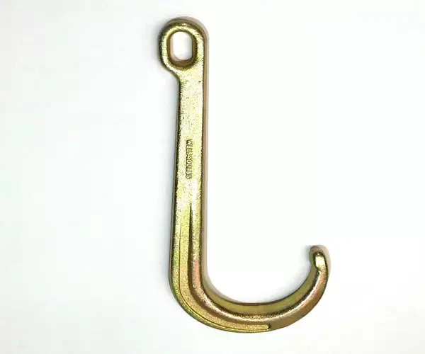 Lift All 8" Short J-Hook Forged 5400Lb Wll At 4:1 And Yellow Zinc Chromate Plated - Image 2