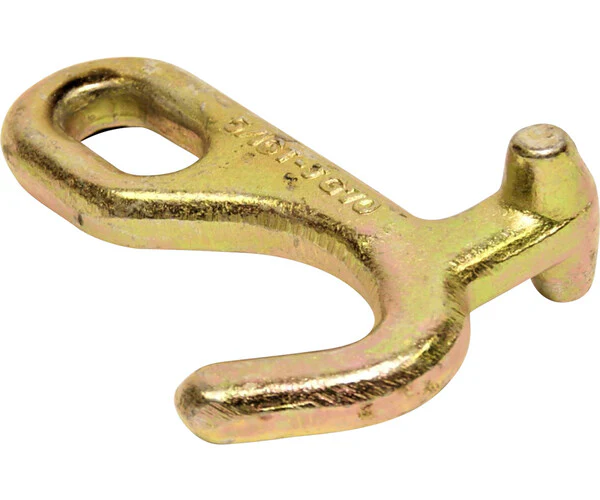 Lift All 8" Short J&T Hooks Forged 5400Lb Wll At 4:1 And Yellow Zinc Chromate Plated