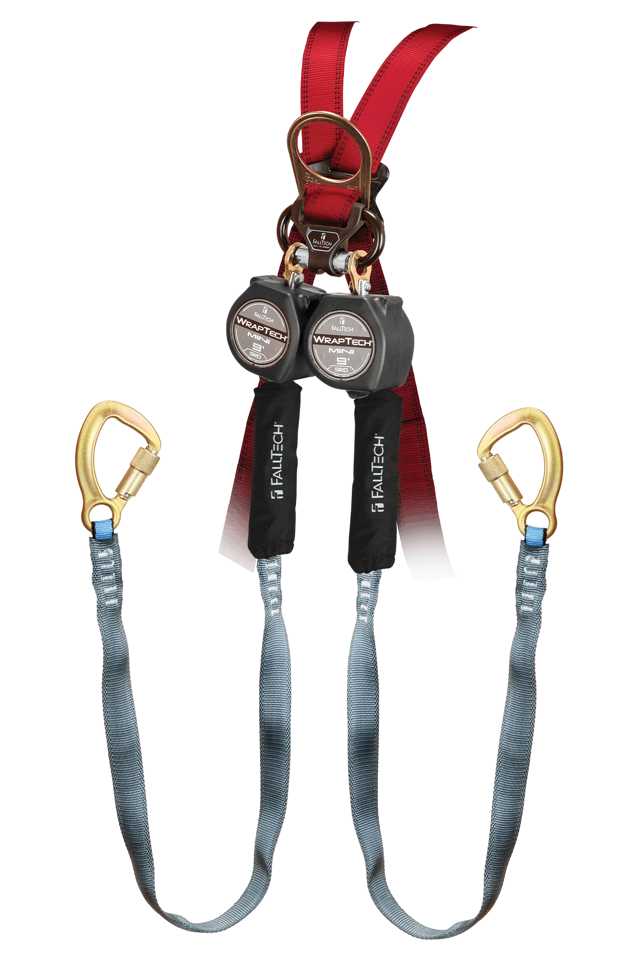 9' WrapTech® Mini Personal SRL with Steel 5k Carabiners