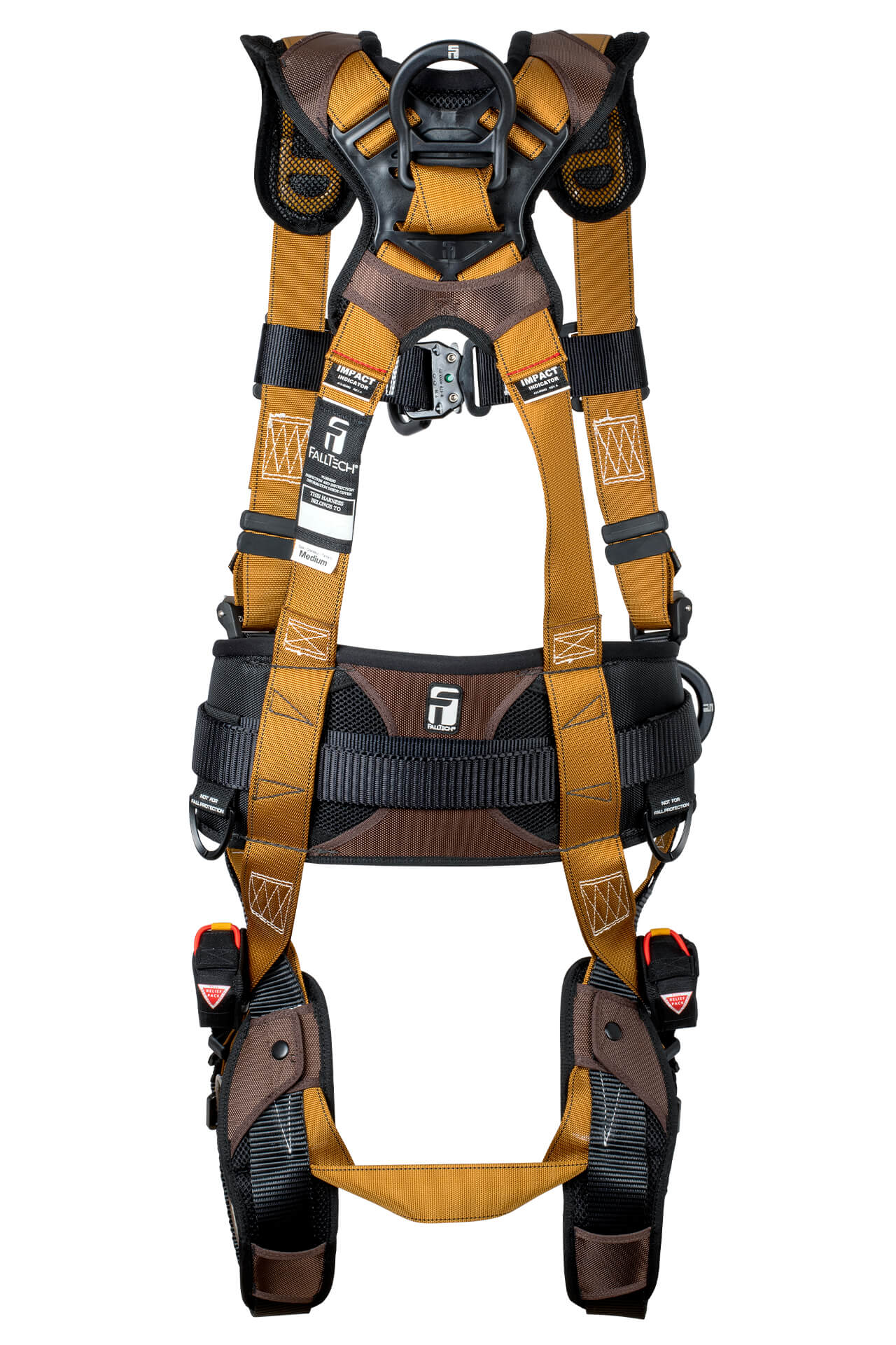 Advanced ComforTech® Gel 4D Construction Climbing Full Body Harness, Tongue Buckle Leg Adjustment - Image 3