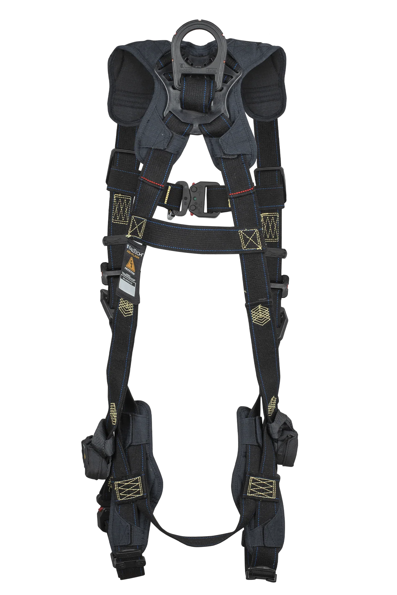 Arc Flash Nomex® 2D Climbing Non-Belted Full Body Harness, Overmolded Quick Connect Adjustments - Image 3