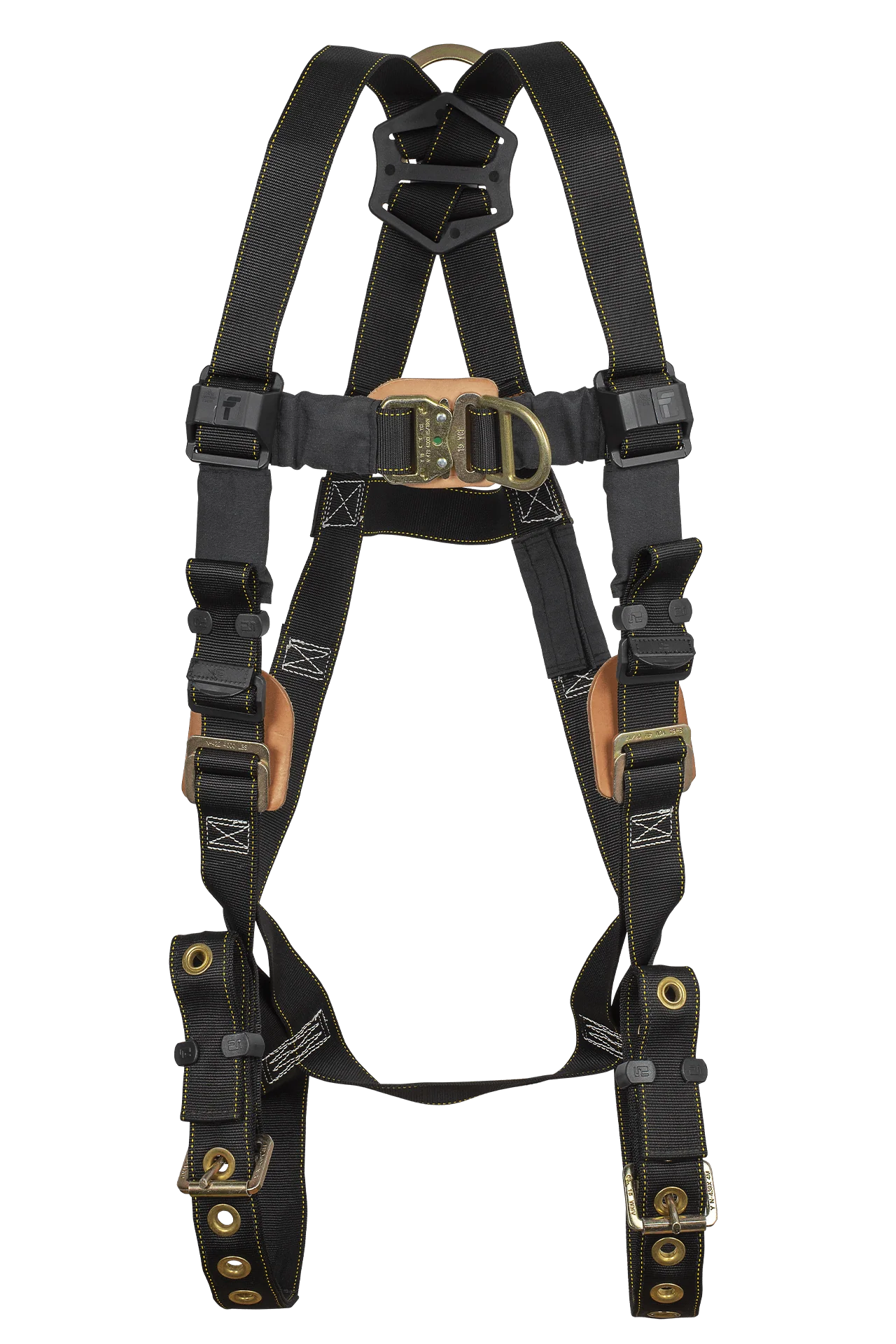 Arc Flash Nylon 2D Climbing Non-belted Full Body Harness, Tongue Buckle Leg Adjustment - Image 2