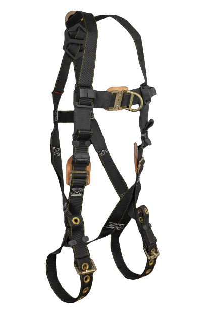Arc Flash Nylon 4D Climbing Non-belted Looped Full Body Harness, Tongue Buckle Leg Adjustment