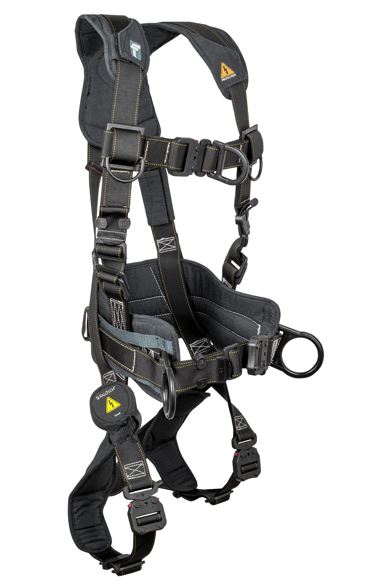 Arc Flash Nylon 4D Construction Climbing Full Body Harness, Quick-connect Adjustments
