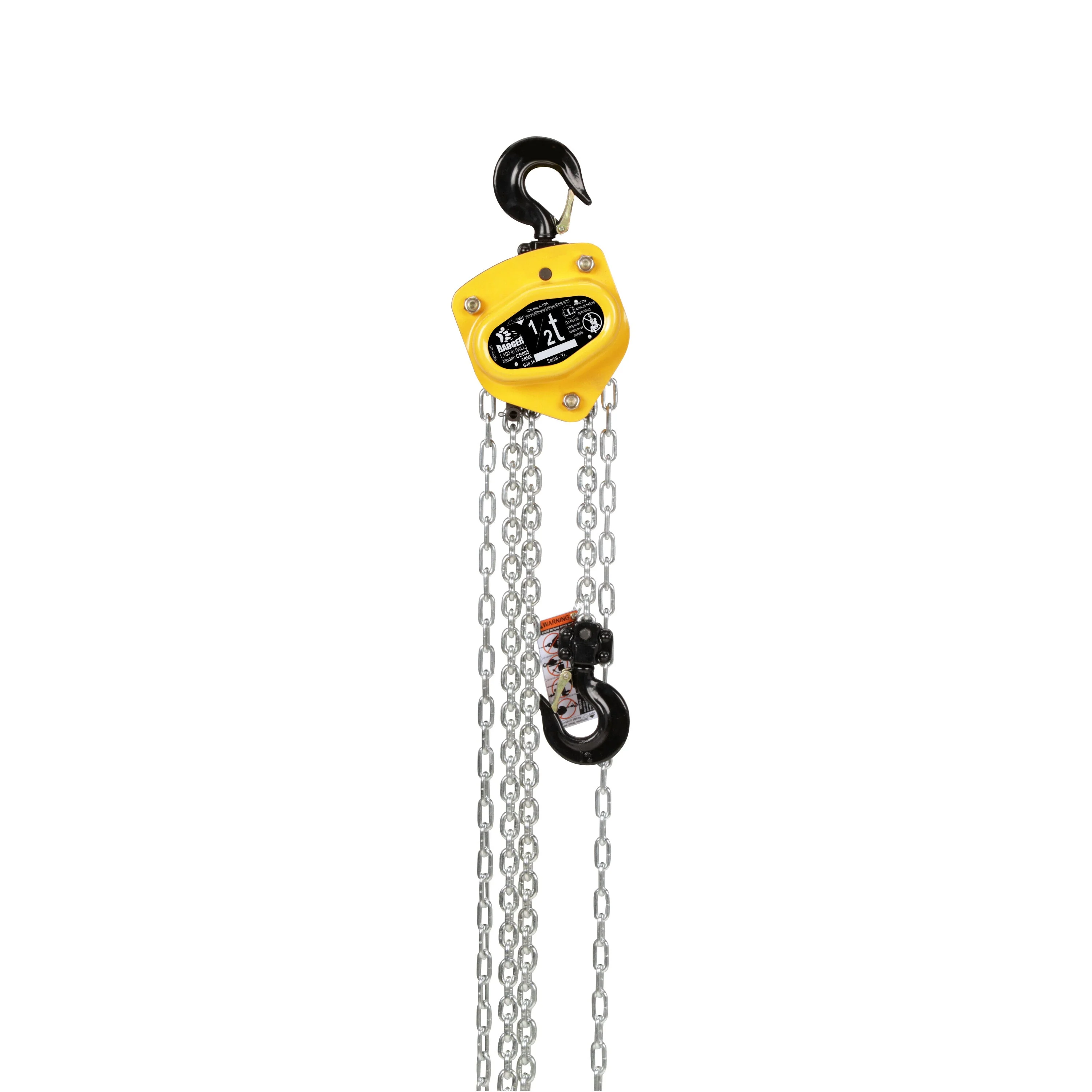 Badger Manual Hoist 0.5t to 10t
