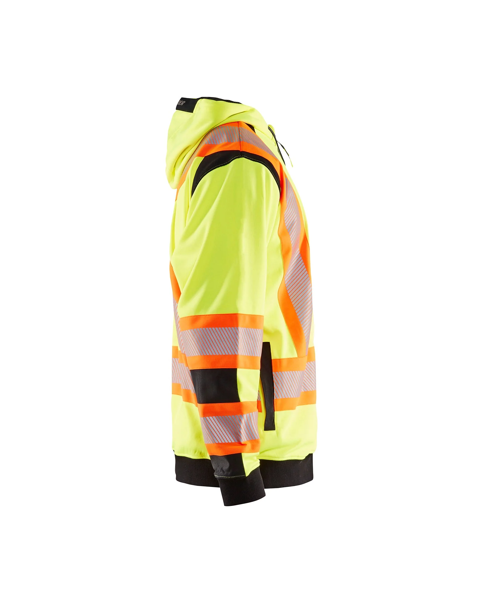 Blaklader Hi Vis Hooded Sweatshirt - Image 3