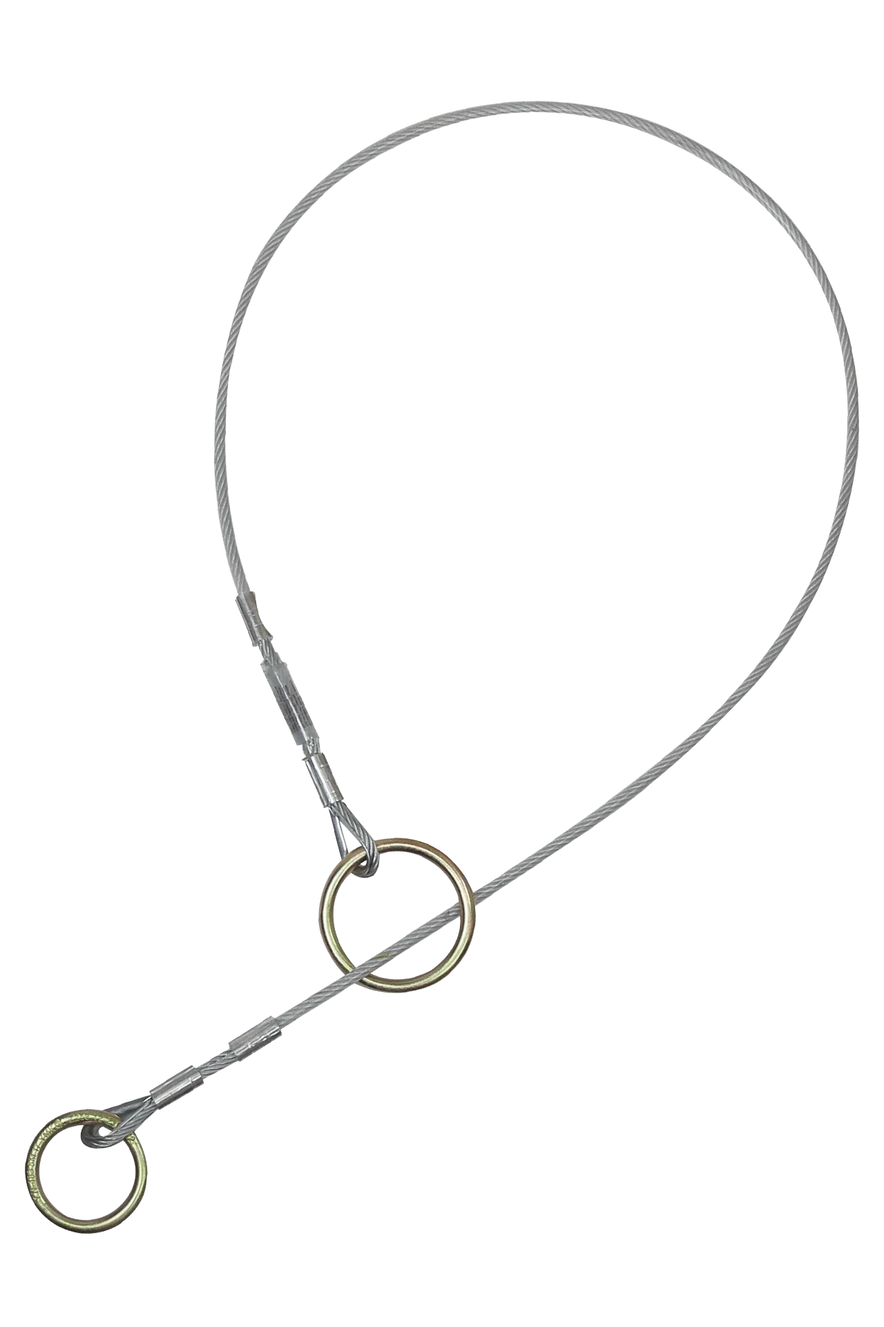 Cable Pass-through Sling Anchor with Vinyl Coated Galvanized Steel Cable