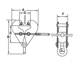 CM Screwlok Beam Clamps with Shackle - Image 6