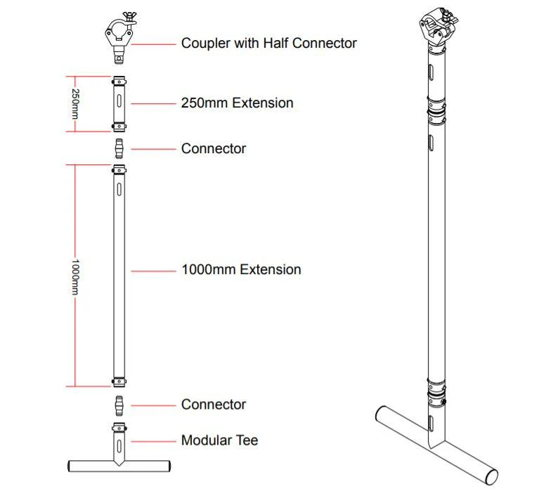 Doughty Clamp with Half Connector - Image 3