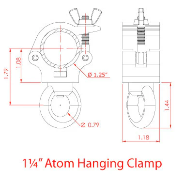 Doughty 38mm Atom Hanging Clamp - Image 4
