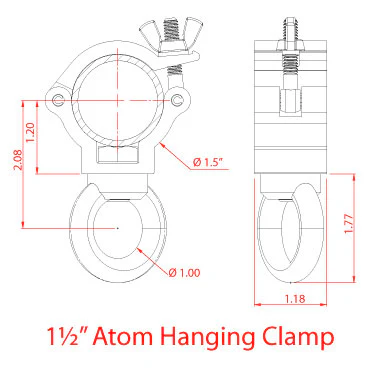 Doughty 38mm Atom Hanging Clamp - Image 5