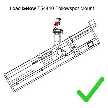 Doughty Followspot Rail Mount - Image 4