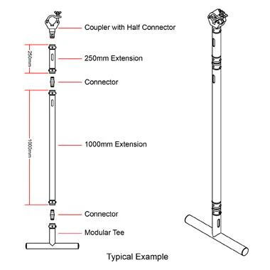 Doughty Modular Drop Arm Extension - 4 Lengths - Image 3