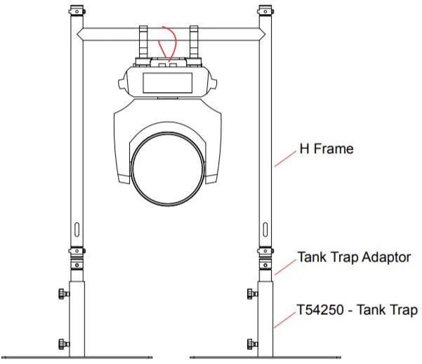 Doughty Modular Drop Arm Tank Trap Adapter (Aluminum) - Image 4