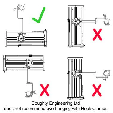 Doughty 2'' Hook Clamp - Straight - Image 3