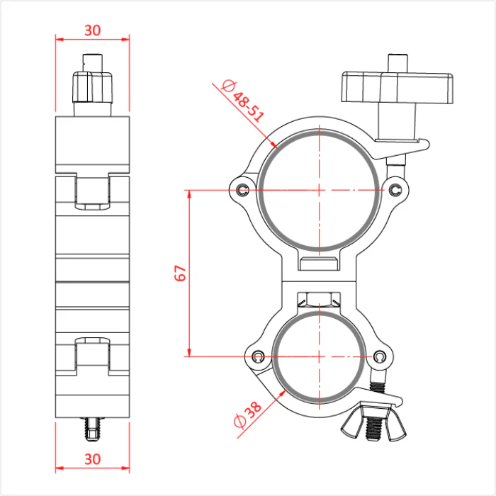 Doughty Super Lightweight to Atom Swivel Combo - Image 12