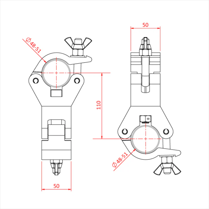 Doughty Swivel Coupler with Stainless Eye Bolt - Image 3