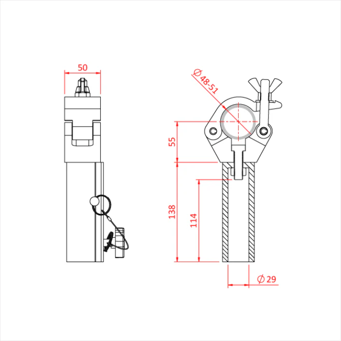 Doughty TV Quick Clamp - Image 3
